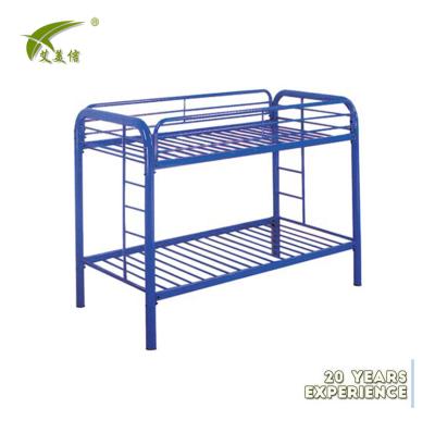 China Traditional Twin Iron Frame Furniture Bunk Bed Double Metal Bunk Beds For Adult for sale