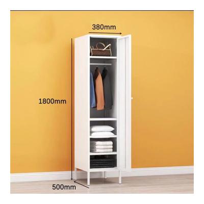 China Hot Selling Locker Metal Clothes Storage Household Wardrobe Color Steel Color Steel Locker (Size) Adjustable Large for sale