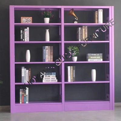 China Metal Magazine Merchandise Shelf Freestanding Book Shelves for sale