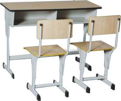 China 2022 modern new design school furniture metal student desk and chair set school table for sale