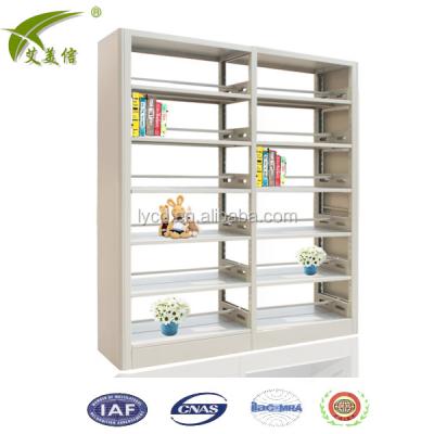 China Luoyang MEIJIE school office metal bookcase free used cheap public place books shelf iron bookstore exhibition rack for sale