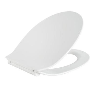 China Slow-end Toilet Seats Soft Narrow Evsu008 Oval Shape Easy Install Toilet Seat Lid Cover From China for sale