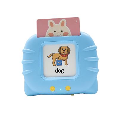 China Kids Language Learning Toddler Early Education Card Teaching Machine Talking Flashcard Reader For Children for sale