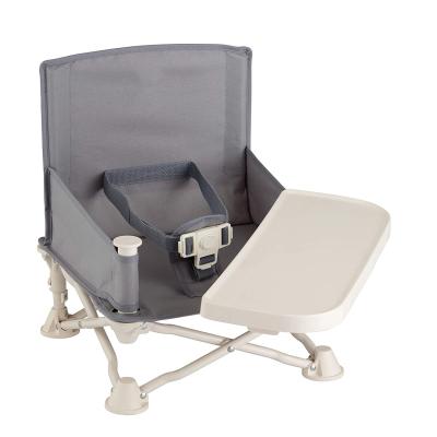 China Eco - Friendly Folding Portable Baby Umpire Chair Travel Booster Seat With Tray for sale