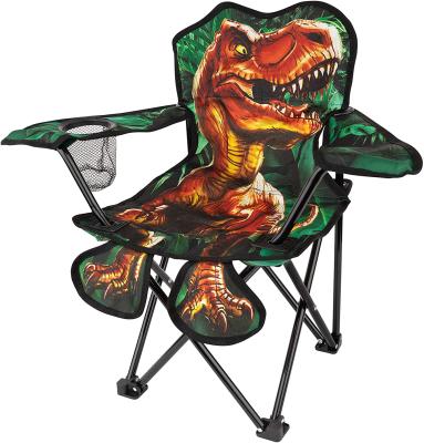 China Eco-friendly Dinosaur Foldable Outdoor Kids Chair Children's Beach Chair For Camping Tailgates for sale