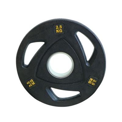 China Durable Custom Gym Coated Rubber Barbell Plate Gym Equipment Weight Bumper Plates for sale