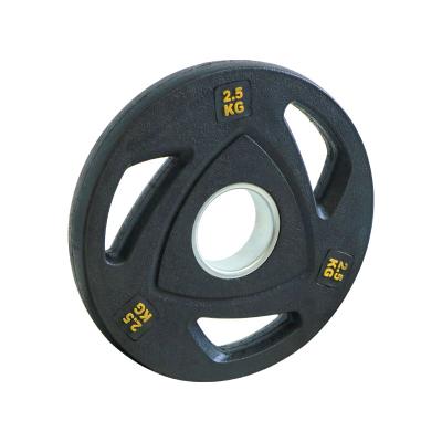 China Durable High Quality 20 Kg Rubber Bumper Plates Flat Grip Weight Tri for sale