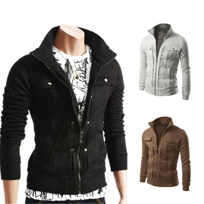 China Breathable Hot Sale Autumn/Winter Clothing Zipper Fashion Working Coats Outdoor Casual Plus Size Jackets For Men for sale