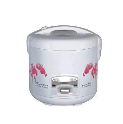 China OEM 1.8L Automatic Cooking Rice Cooker With Flower Prints Steamer for sale