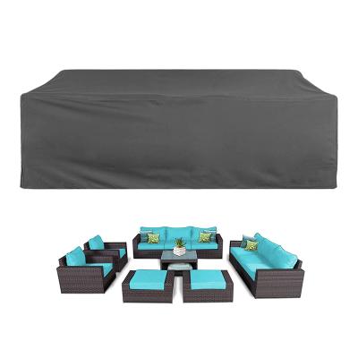 China Heavy Duty Waterproof Outdoor Garden Furniture Wholesale Patio Protection Service OEM UV Sectional Cover for sale