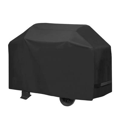 China OEM Dustproof Black BBQ Cover Waterproof Grill Cover Anti Dust Rain Charcoal Gas Electric BBQ Grill Cover for sale