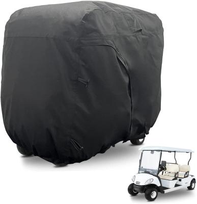 China Wholesale UV Resistant And Waterproof 600D Polyester With PVC Coating Durable 4 Passenger Golf Cart Rain Cover Waterproof for sale