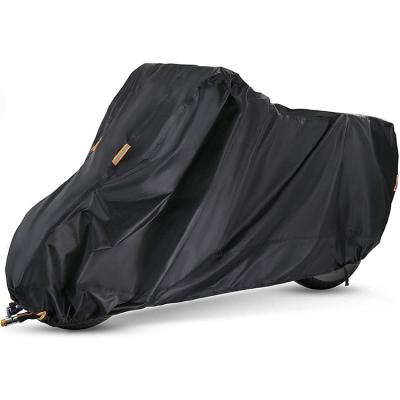 China Motorcycle Classic Black Heavy Duty Waterproof UV Proof Windproof / Tearproof Cover for sale