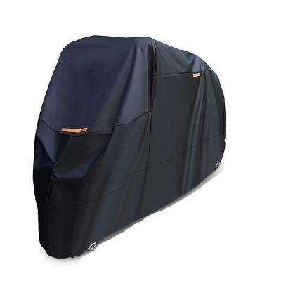 China Hot Selling 210D/420D/600D Motorcycle Dustproof Waterproof Heavy Duty Waterproof UV Protection Motorbike Outdoor Motorcycle Cover With Custom Logo for sale