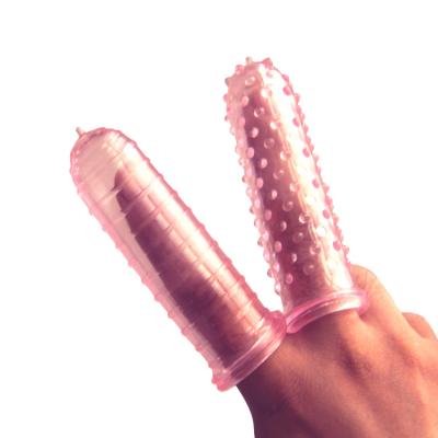 China Finger Stimulator Finger Sex Toys for Women Jelly Sleeves Stimulation for sale