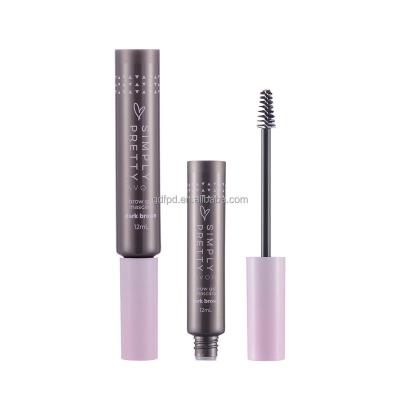 China Cosmetic D19mm 12ml Customized Logo Empty Squeeze Mascara Tubes With Brush Packaging for sale