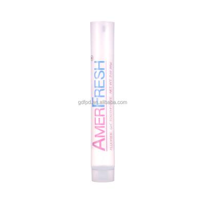 China Cosmetic Pe Clear D30 Screw Cap Transparent Tube For 85g Toothpaste Packaging for sale