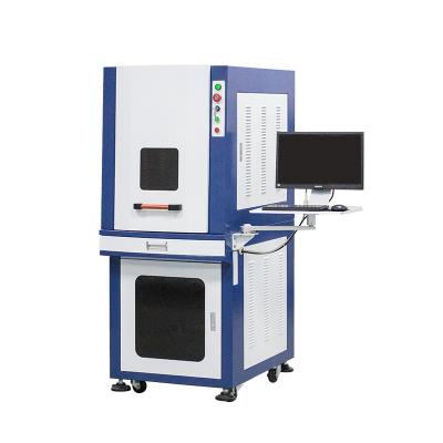 China TOP Air Cooled 50W Laser Fully Enclosed Fiber Laser Marking Machine Price With Cover Device for sale