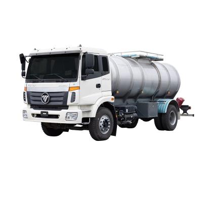 China 10cbm 10ton 10000L 4x2 Water Tanker Truck Stainless Steel Tank Round Shape For Drinking Water And Road Cleaning FOTON Brand 11 - 20T for sale