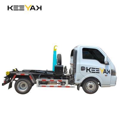 China Automatic And Dumping Hotels Garbage Truck Hydraulic Tipping Automatic Garbage Dumping Machine Recycle Truck for sale