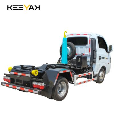 China Automatic Garbage Truck Garbage Dumping Machine for Hotels Recycle Truck Automatic and Dumping Hydraulic Tipping for sale