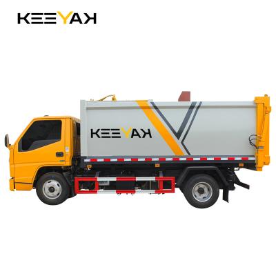 China New design hotels JMC garbage collection kitchen garbage transport truck chinese famous brand price for sale