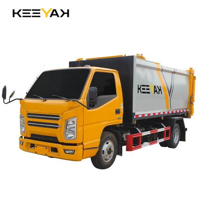 China Chinese famous hotels garbage collection kitchen waste transport truck brand low price JMC new design for sale