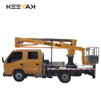 China JMC High Altitude Operation Trucks With Folding Arm China Aerial Truck Manufacturer < 4L for sale