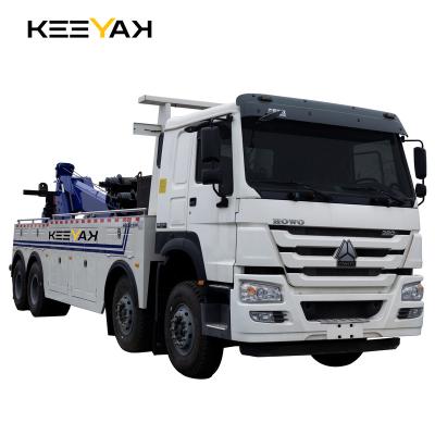 China Large 30ton 40ton Integrated Wrecker Truck Metro Rotator Tow Truck 25 Ton Recovery Truck For Sale Howo 6*2 15-30 Ton for sale