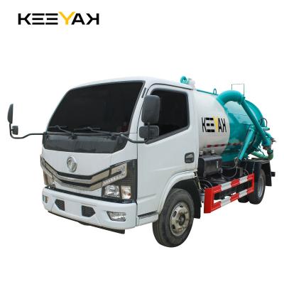 China 4.1cbm Excrement Sewage Suction Truck Sewer Suction Truck Vacuum Hot Sale 1-10T for sale