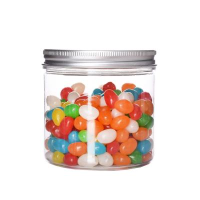 China Factory price food grade plastic candy packing pet packing jar for candy storage for sale