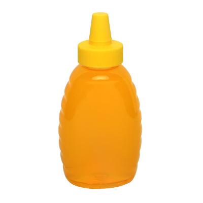 China Food Industry /Drink Container/Cosmetic Packaging Hexagon Shape 500g Clear Plastic Honey Squeeze Soft Bottle For Sale for sale