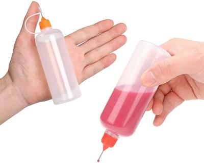 China 30ml 50ml Diy Chemical Custom Empty Craft Painting Plastic Dropper Applicator Squeeze Glue Spout Bottle With Caps for sale