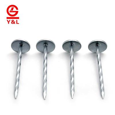 China Building Material Factory Price Electro Galvanized Q195 Umbrella Roofing Nail for sale