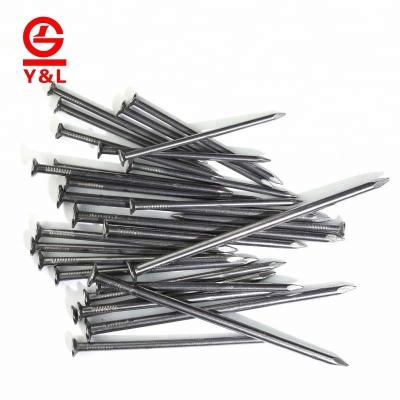 China Wood Products Wholesale Factory Price Galvanized Steel Wire Iron Joint Polished Nail for sale