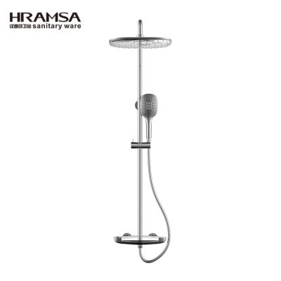 China With Slide Bar Kaiping Modern Brass Home And Hotel Thermostatic Shower Mixer for sale