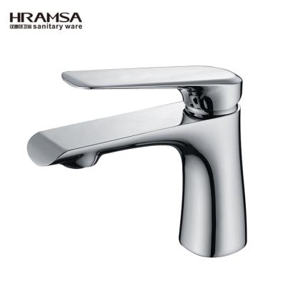 China Faucets Design Antique Chrome Painting Water Faucet Deck Mounted Basin Mixer Tap Metered Faucets for sale