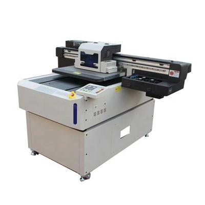 China Indoor Outdoor Advertisement 6090 UV Flatbed Dtf Printer Digital Printing Machine A1 Inkjet 3D embossed Printer for sale