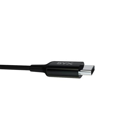 China Fast Charging Speed USB3.1 GEN3 100W Type C to Type C 5A Gen 2 PD Fast Charging Nylon Cable for sale