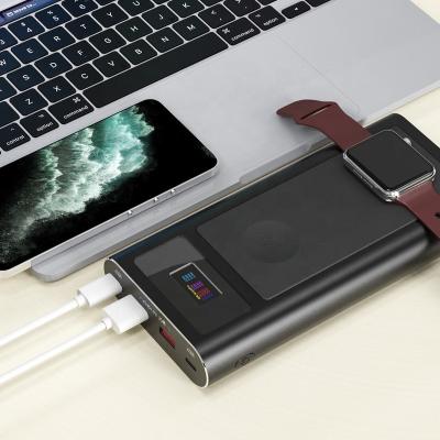 China Aluminum PD 100W 26800mAh Graphene Power Bank Aluminium Magnetic Wireless Laptop Powerbank Max Output 250W for sale