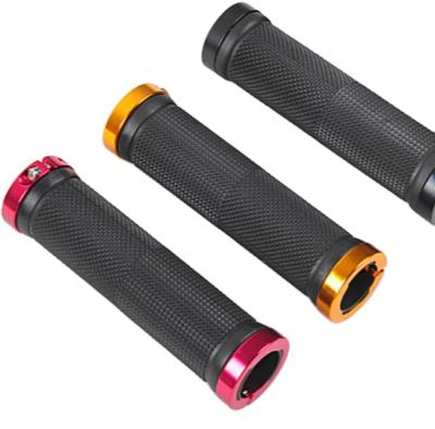 China Rubber Bicycle Mountain Bike Handlebar Cover Grip Bar Grip Bar Bicycle Grips MTB Road Bike Bicycle For Bicycle Parts for sale