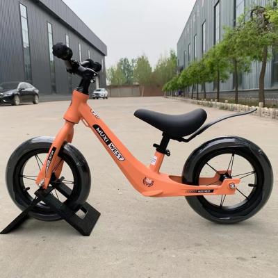 China Factory Price Cheap Mini Bike 006 Baby Balance Cycle Popular Yellow Orange Mini Wheel Plasic Running Plasic Wheel for sale