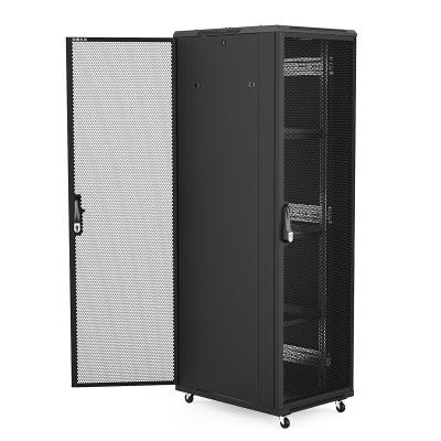 China Aluminum Zinc Plate Server Cabinet Computer Network Cabinet Network Telecom Server Rack 32U 15U 24U Internet With Logo for sale