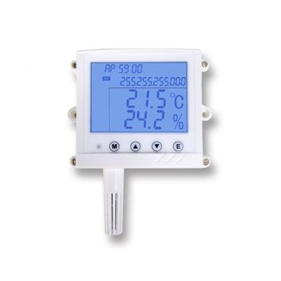 China Split Room TCP/IP Ethernet Modbus Temperature Humidity Sensor POE DC Power Supply for sale