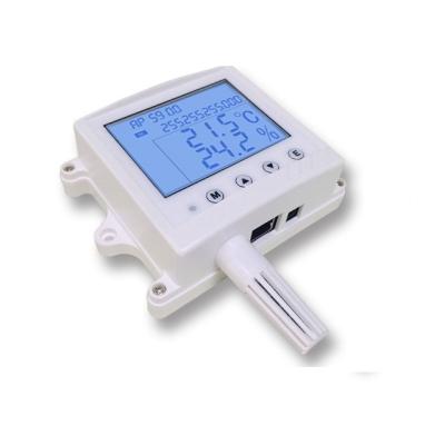 China Environment Monitoring Ethernet LAN Thermometer Hygrometer Temperature And Humidity Sensor RJ45 Port for sale