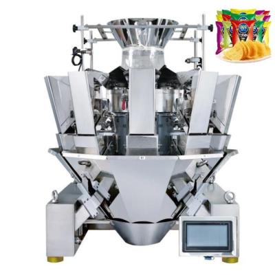 China Automatic food multihead weigher sugar snack cookies packaging machine for sale