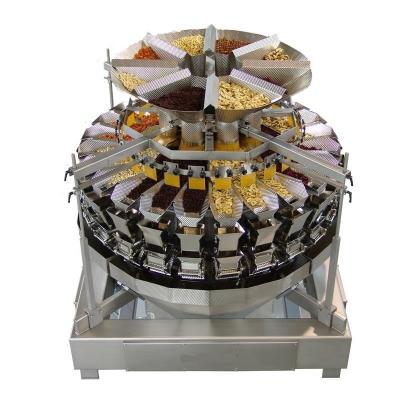 China Automatic food 24 head multihead weigher packaging machine filling machine mixing packing machines for sale