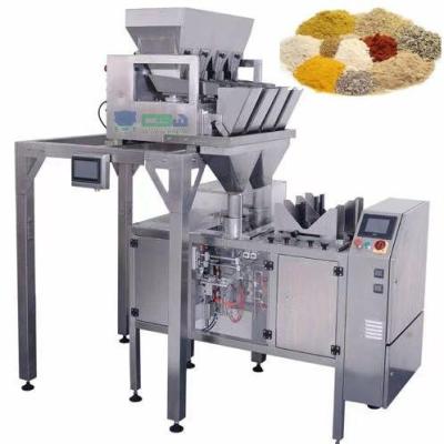 China Linear Grain Food Rice Nuts Food 4 Head Weigher Filling Packing Machine Multifunctional Packaging Machines for sale