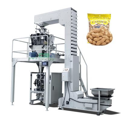 China Multihead Automatic Combination Food Weigher Food Vertical Linear Filling Weighing Packaging Machine for sale