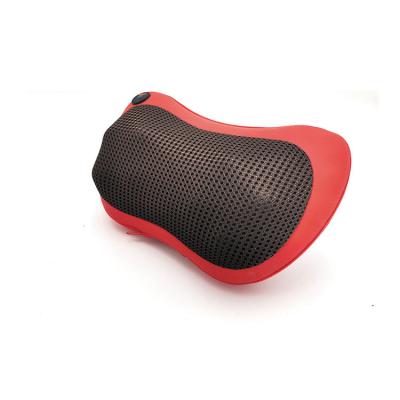 China Cute New Design (RED) Infrared Heating PX-XP01 RTS Infrared Shiatsu Neck Massager Kneading Rechargeable Pillow for sale